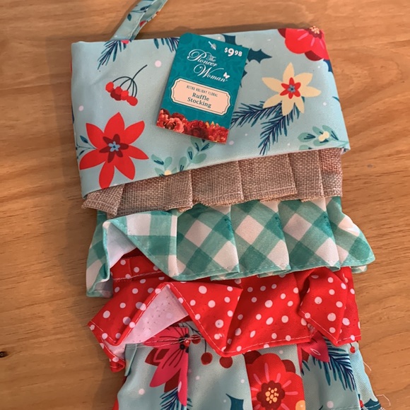 NWT Pioneer Woman ruffle Stocking,$20 - Picture 3 of 3
